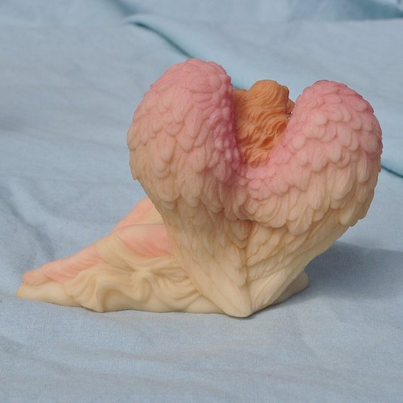 lot of 2 angels one figurine and a framed picture (H77) - Picture 5 of 12